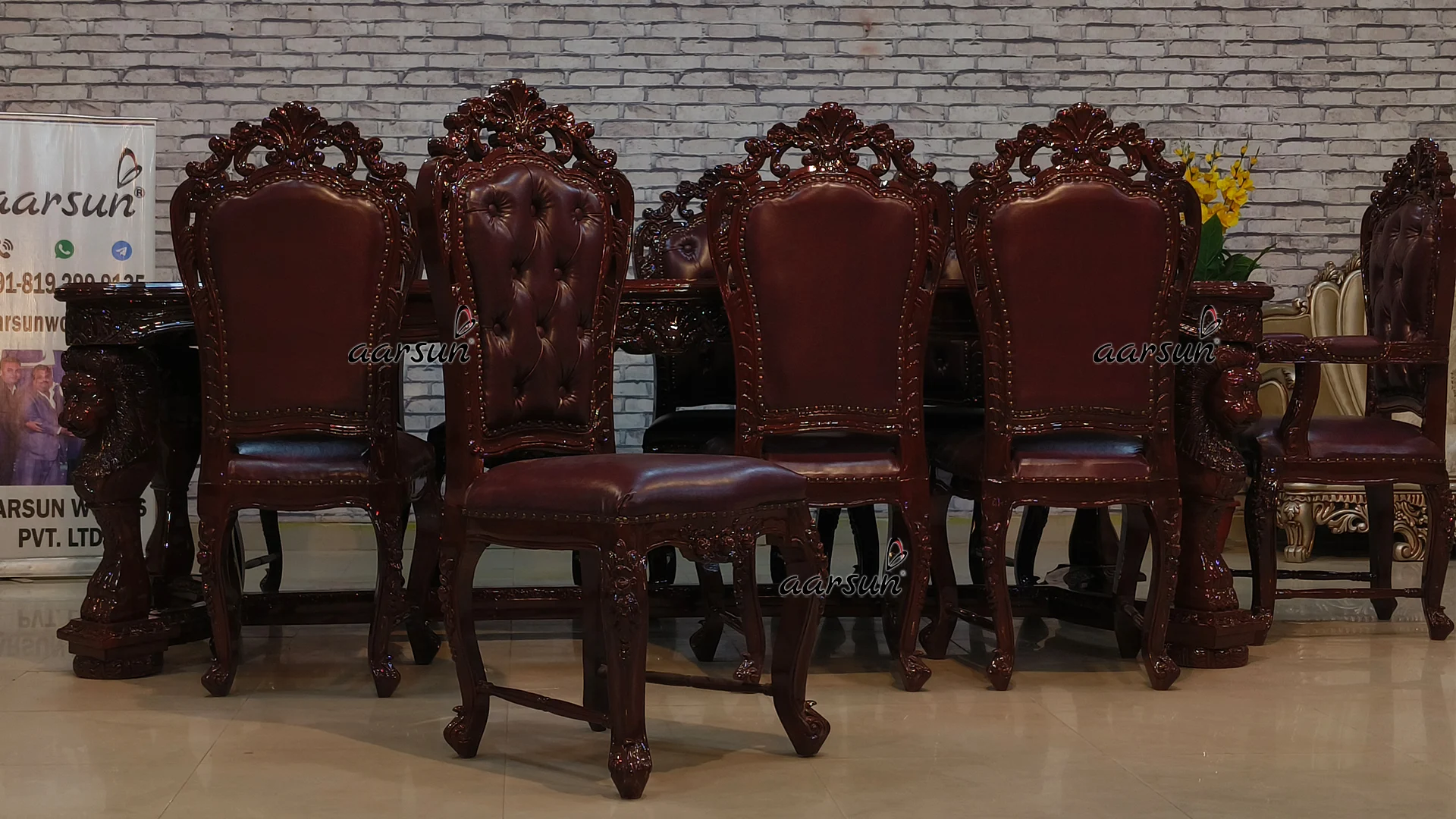10-Seater Dining Set Built for Lifetime view 4