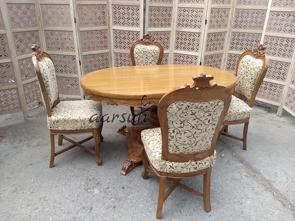 4 Seater Classic Dining Set view 4