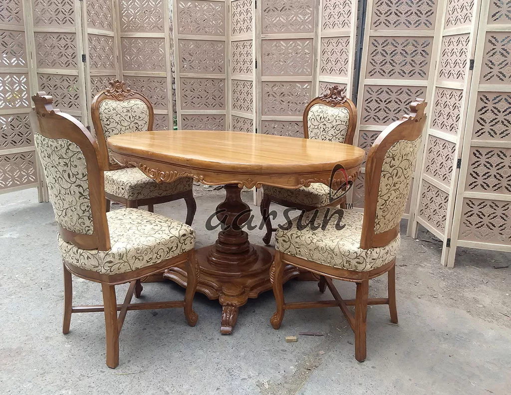 4 Seater Classic Dining Set view 6