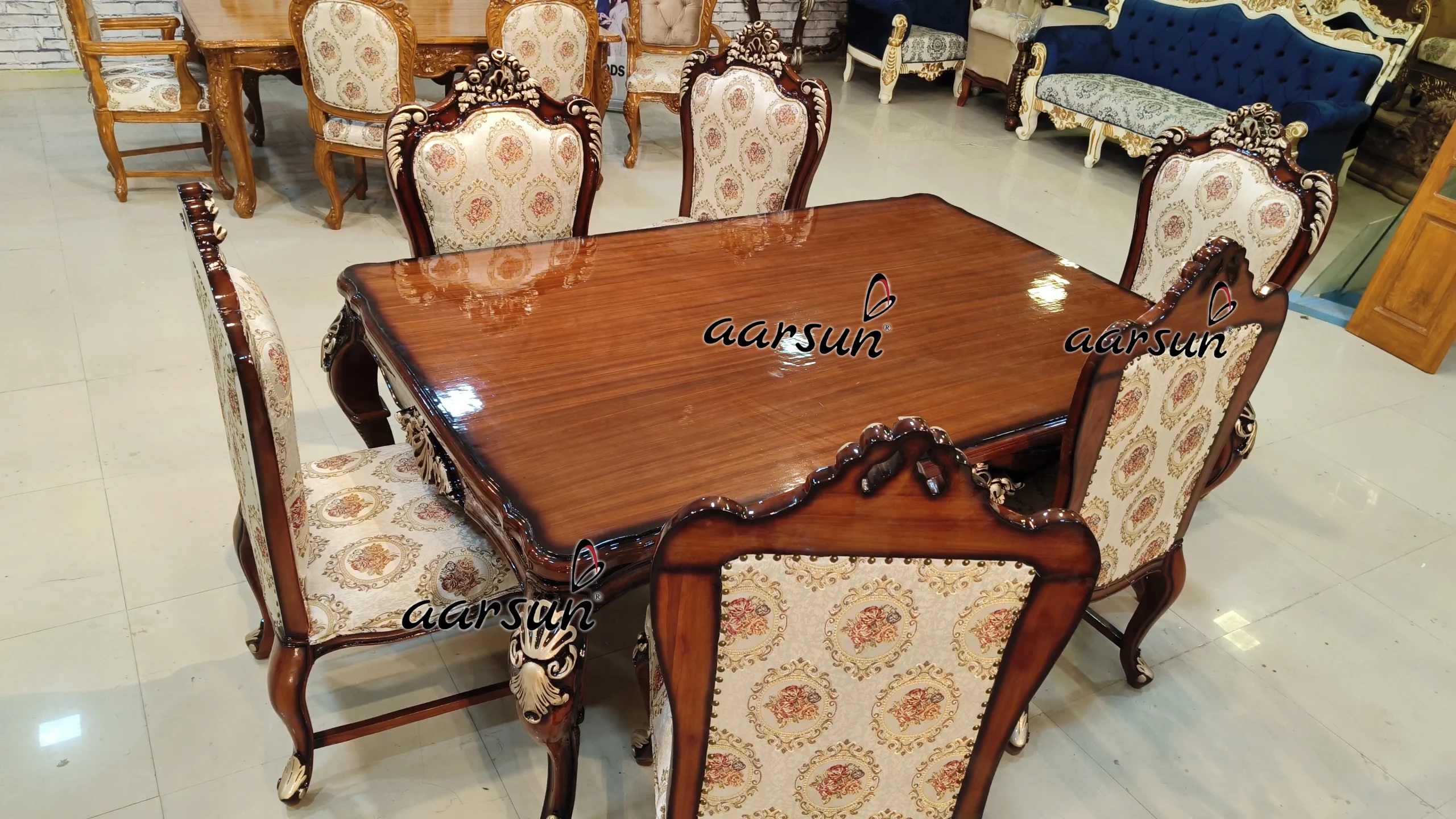 6 Seater Royal Dining Set