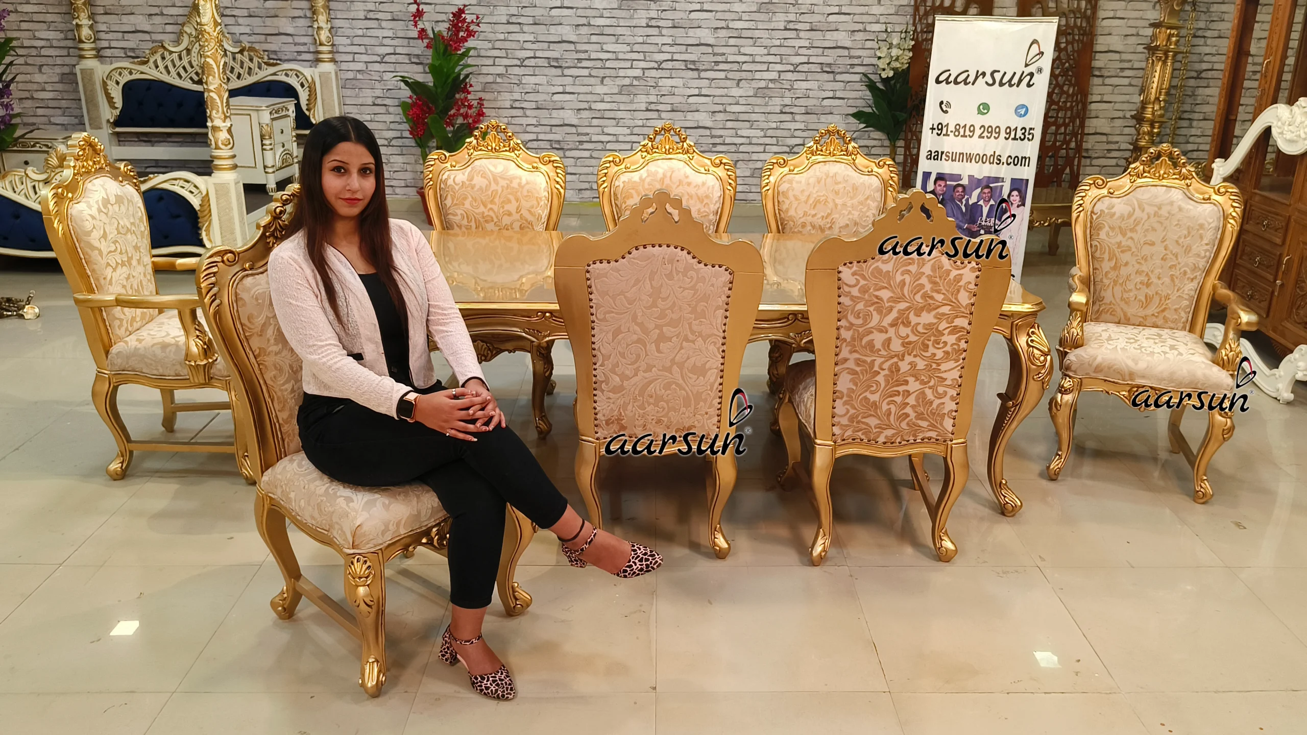 8 Seater Royal Dining Set view 4