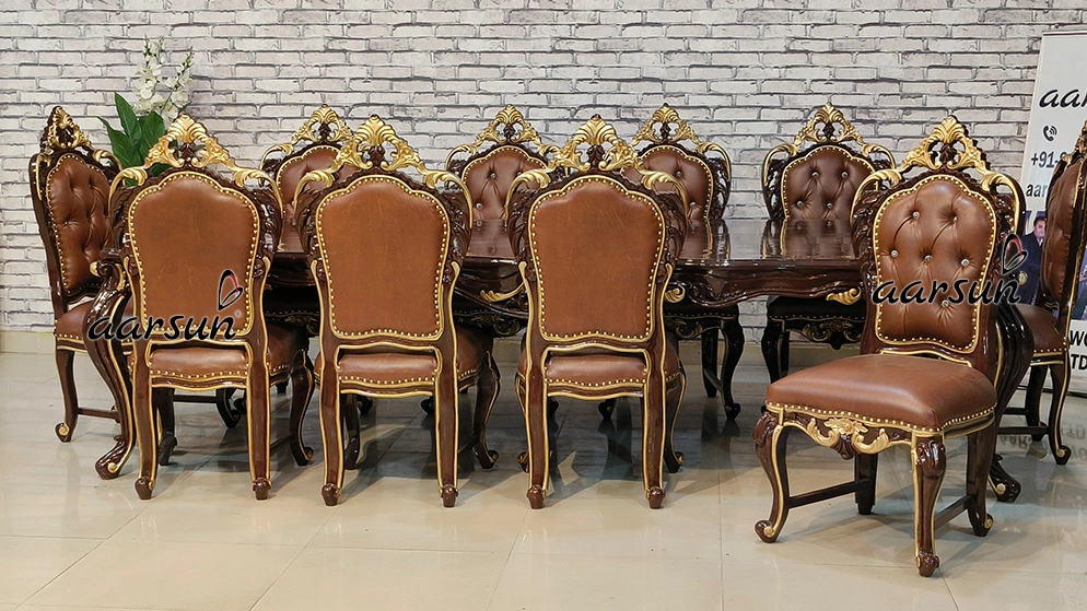 Hand-Carved Dining Set for a Dining Room view 3