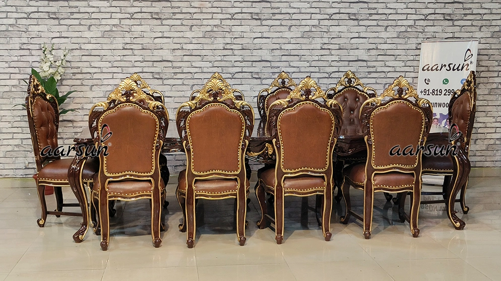 Hand-Carved Dining Set for a Dining Room view 4