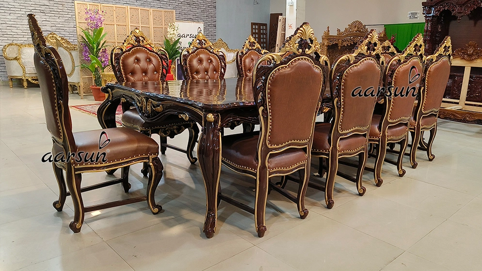 Hand-Carved Dining Set for a Dining Room view 6