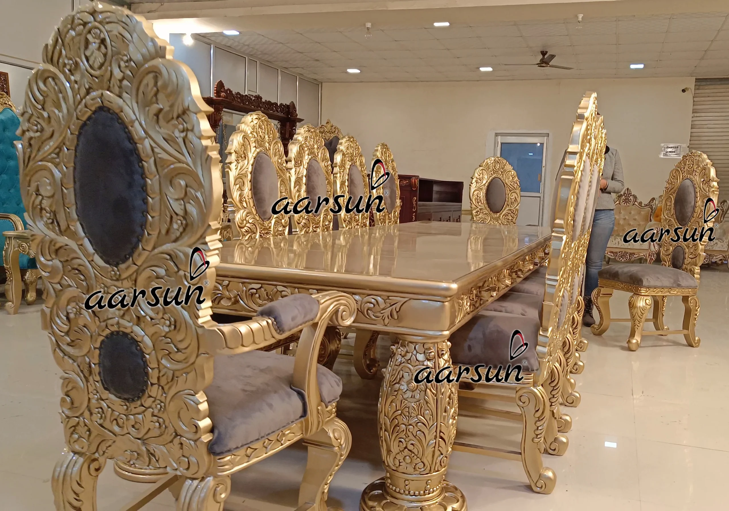 Luxurious 12 Seater Dining Set view 5
