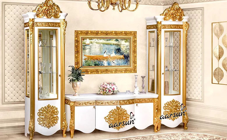 Luxury Dining Room Furniture top design view 5