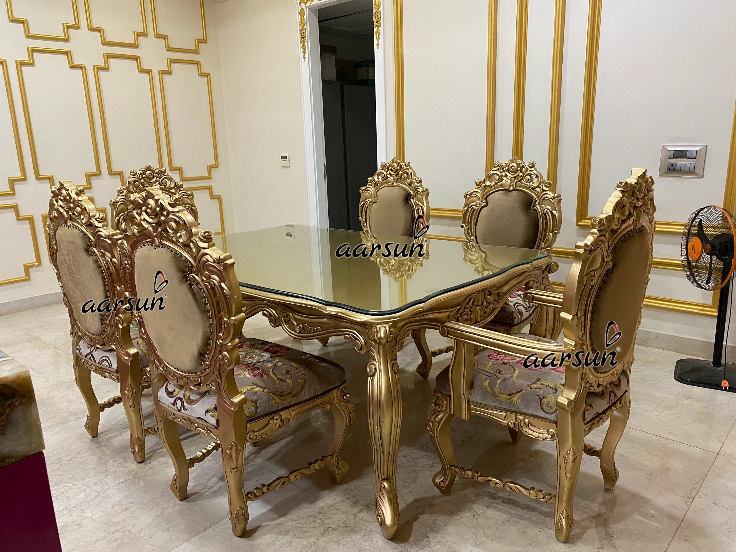 Premium 6-Seater Dining Table Set view 6