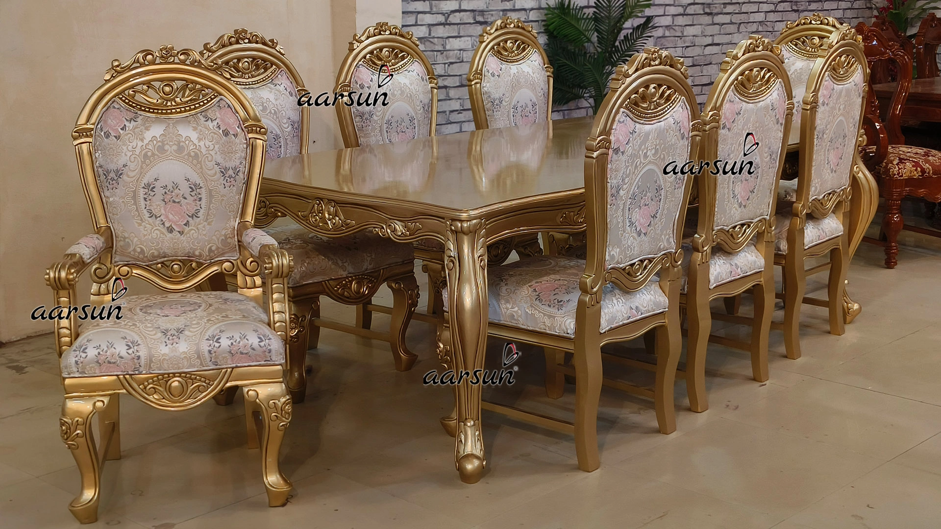 Victorian- Classical 8 seater Dining Set view 3